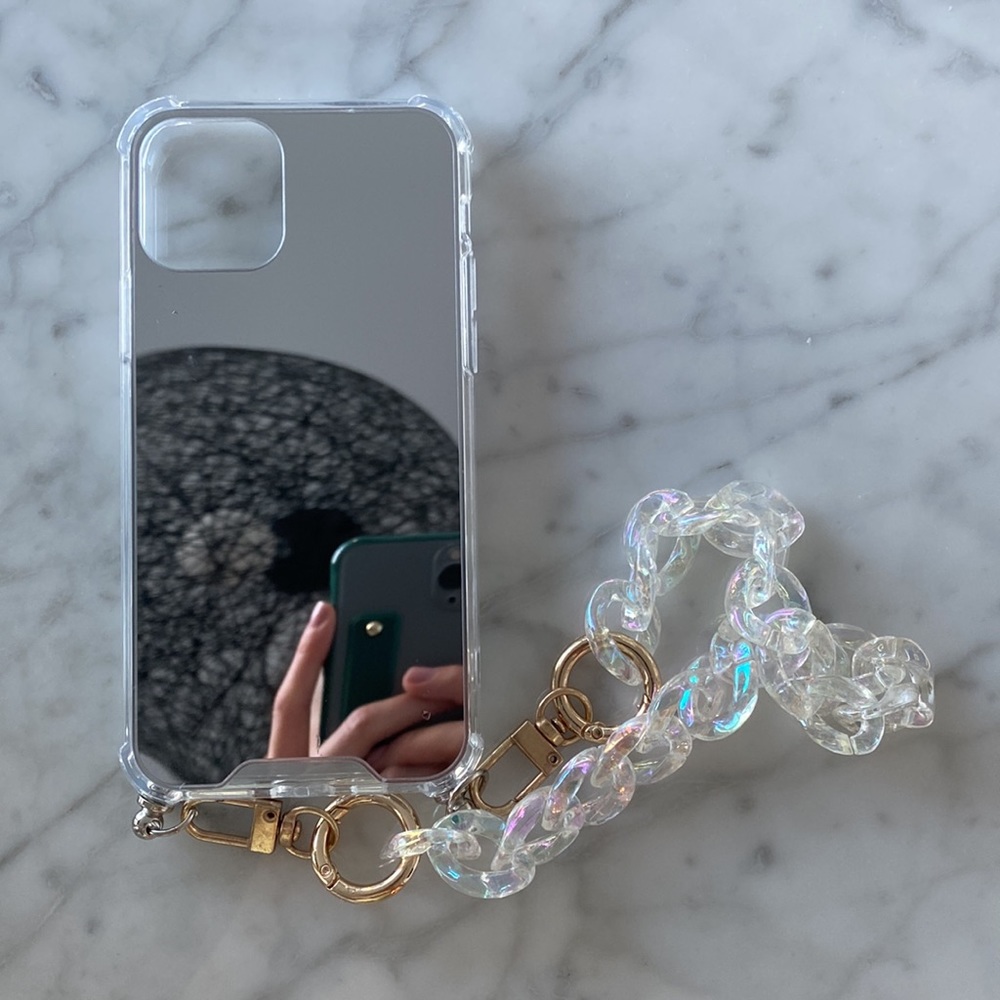 iPhone 11 Pro New mirror chain phone case